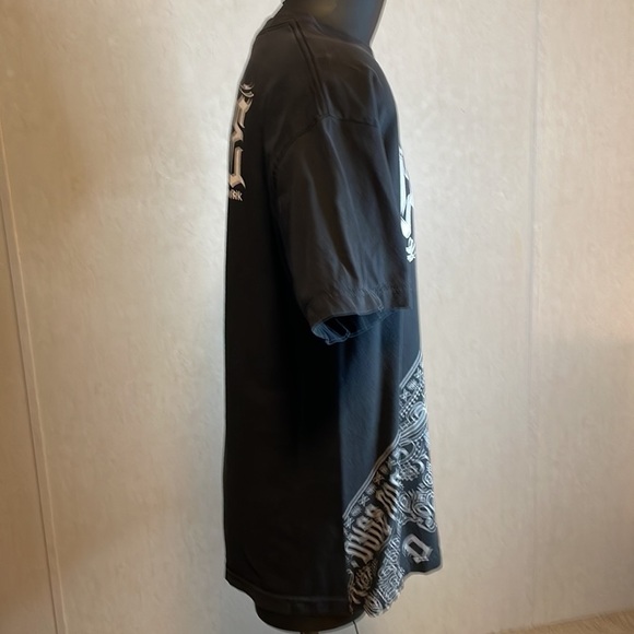 Dyse One Texas Bandana Print Graphic Tee Black Rare Size X-Large EUC - Picture 2 of 7